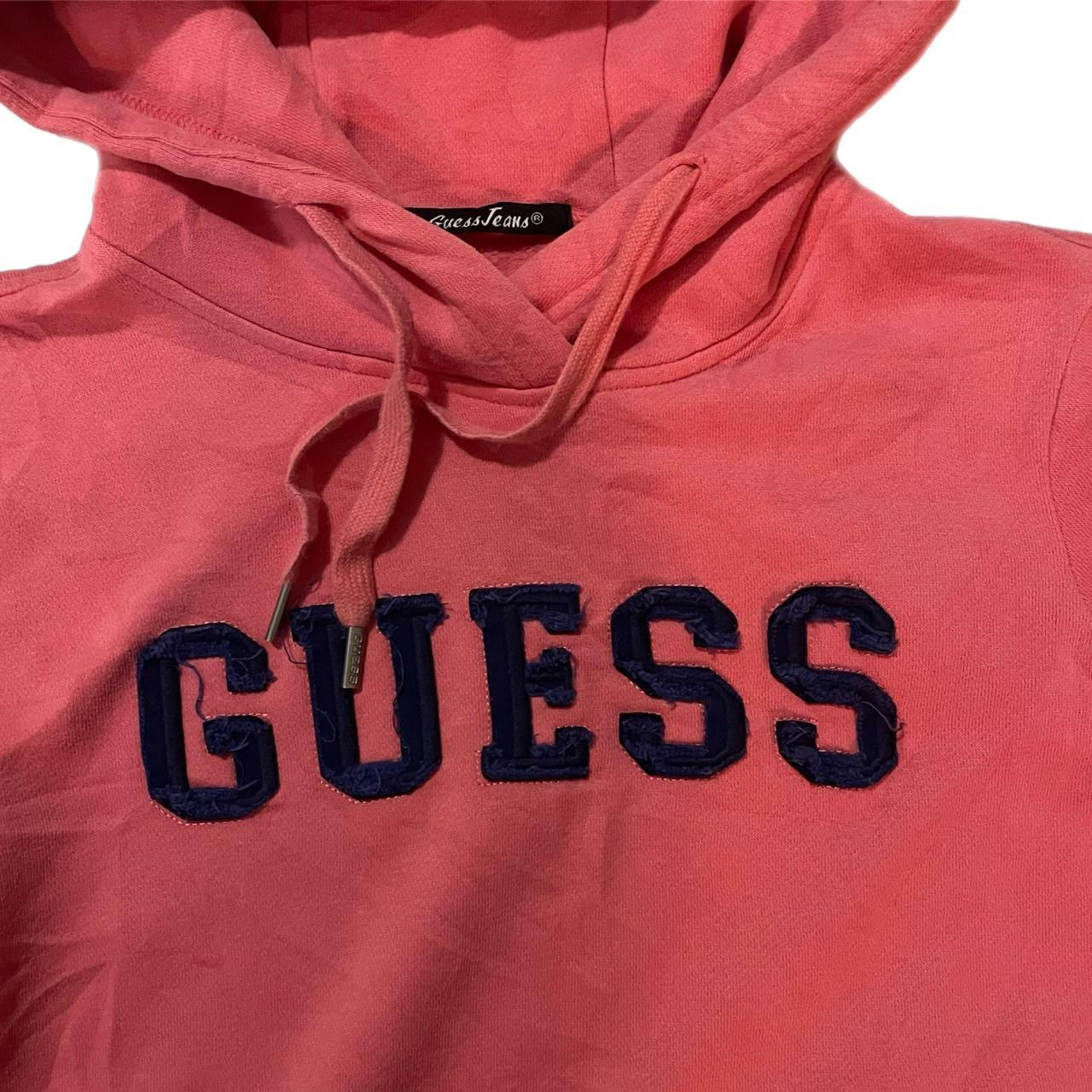 Guess Distressed Logo Hoodie