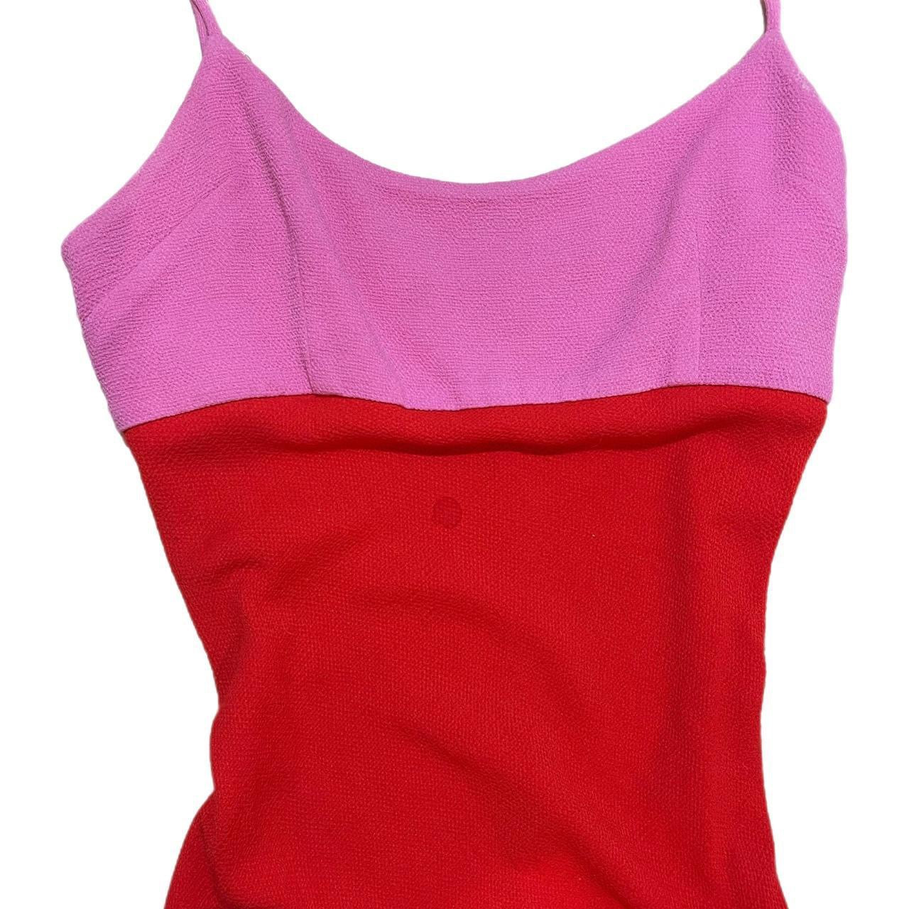 By Johnny Slip Dress Pink/Red