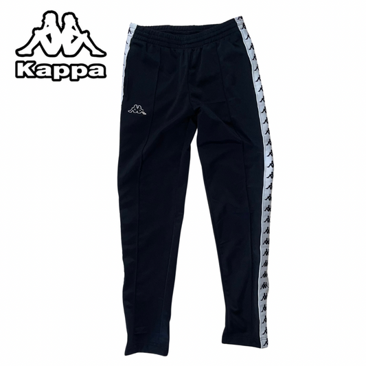 Kappa Snap Sweatpants Black