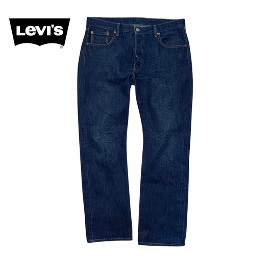 Levi's Navy Denim Jeans 501