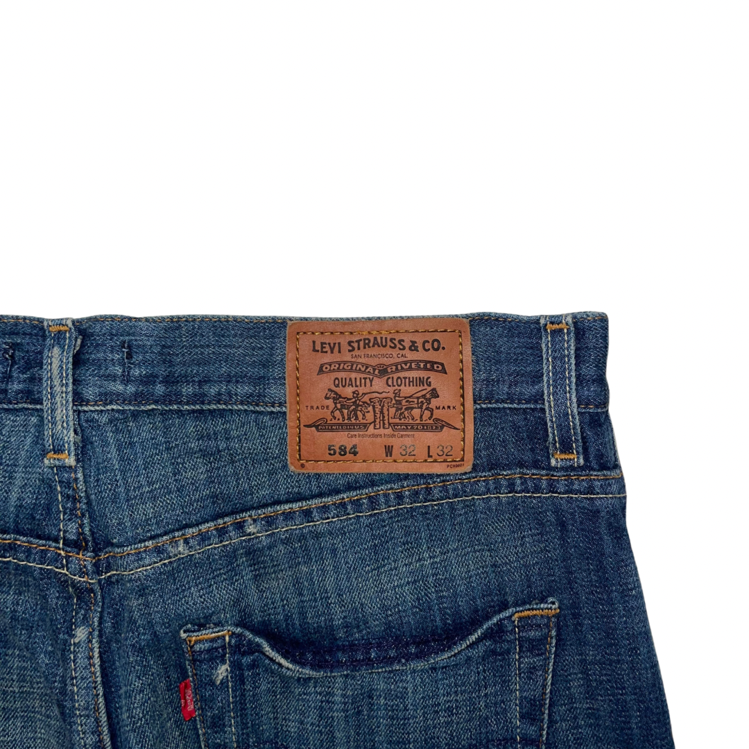 Levi's Denim Jeans Navy 584