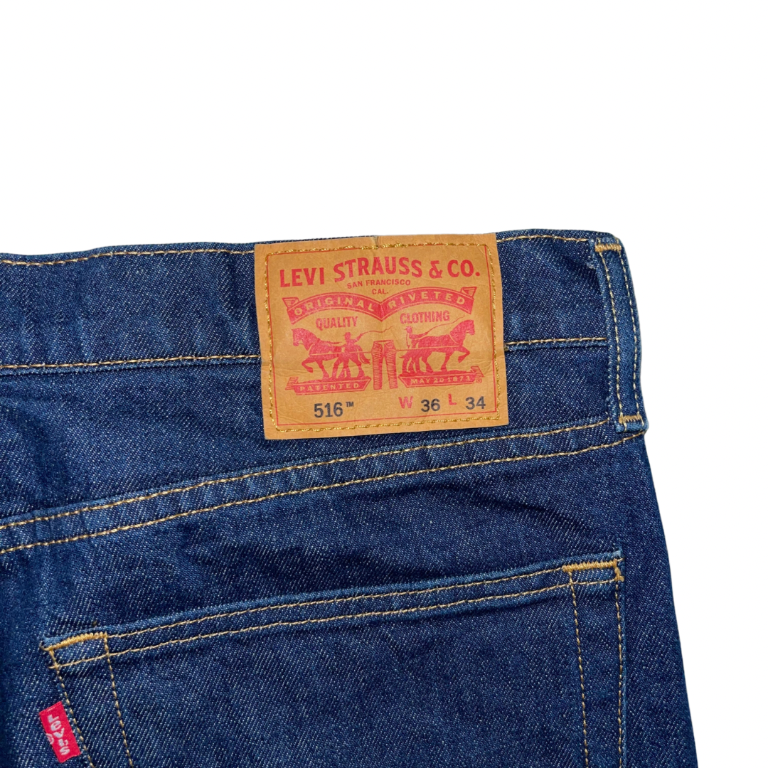 Levi's Navy Denim Jeans 516