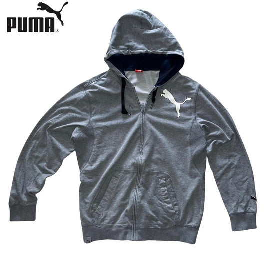 Puma Jacket With Logo Grey