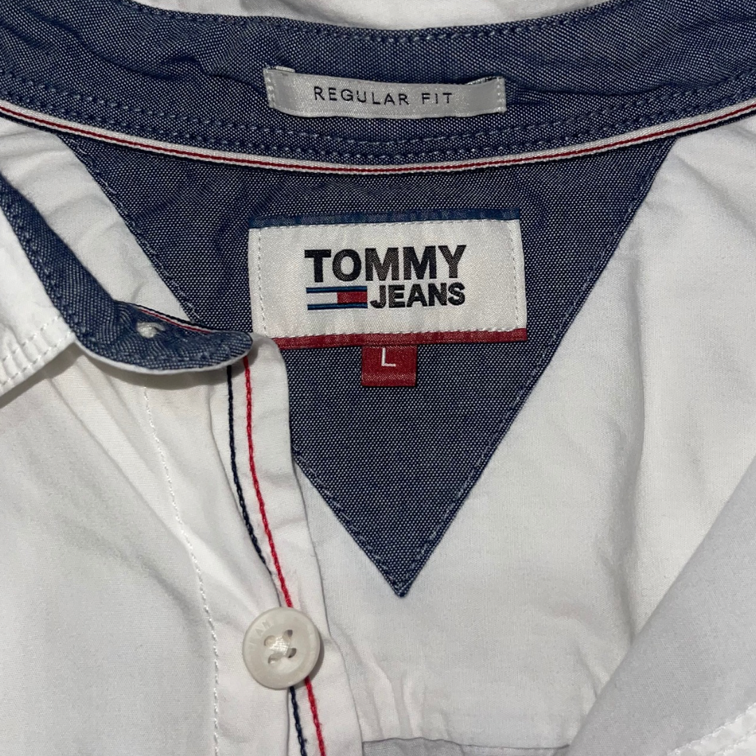 Tommy Hilfiger Button Up Long Sleeve White